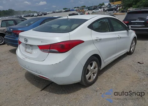 2012 Hyundai Elantra Gls from USA, damaged, VIN 5NPDH4AE3CH113864